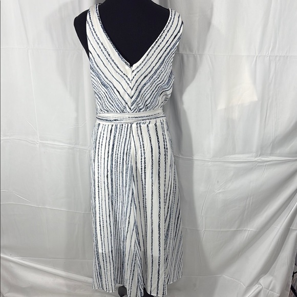 DKNY Stripped Dress in Blue Black and White Size 12 - Picture 6 of 9